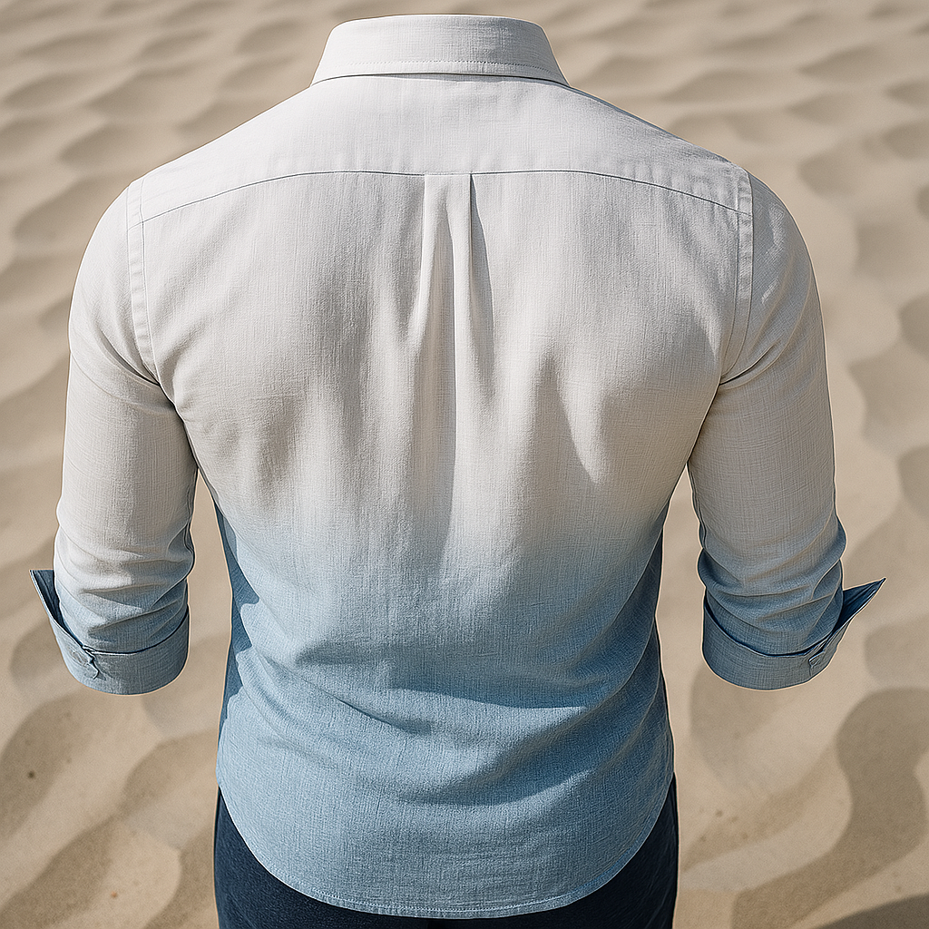 Drift Point Long Sleeve Ocean Breeze Shirt