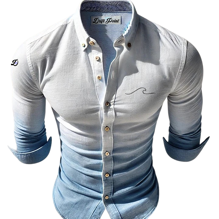 Drift Point Long Sleeve Ocean Breeze Shirt