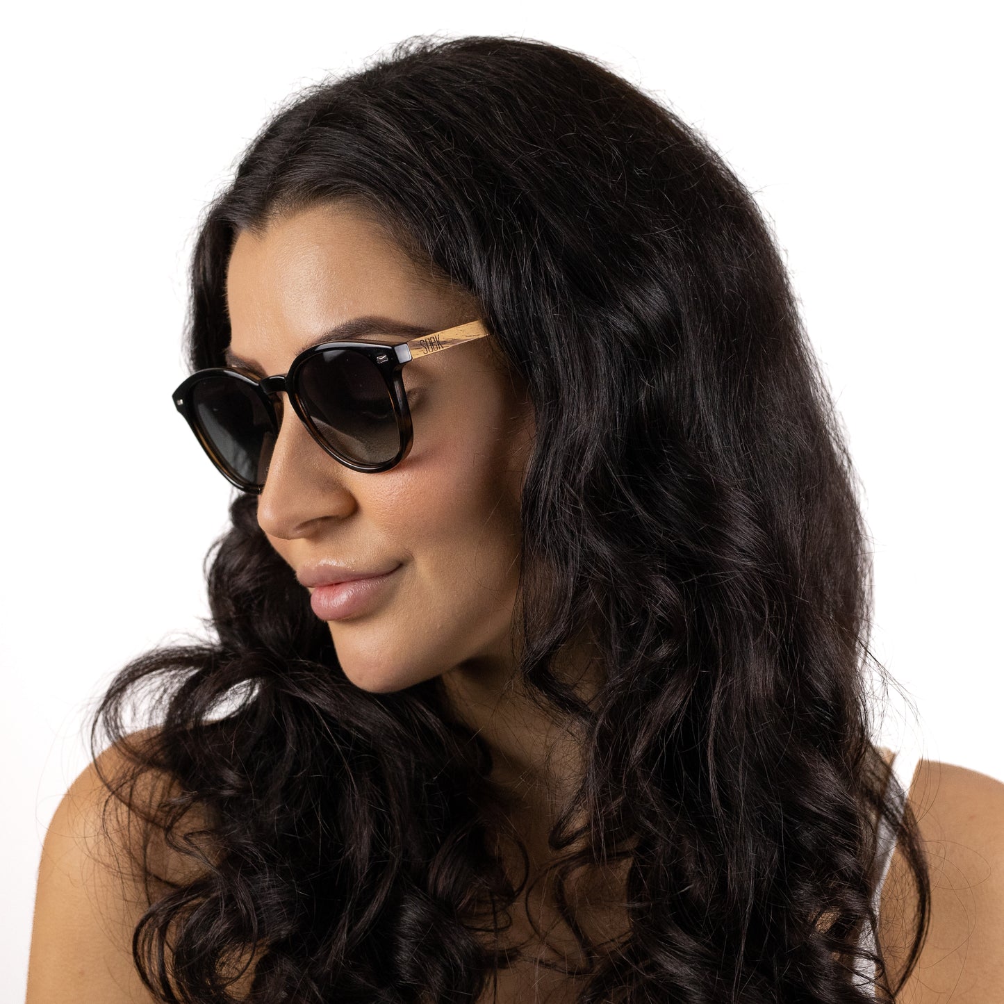 Soek Taine Black Tort Sunglasses