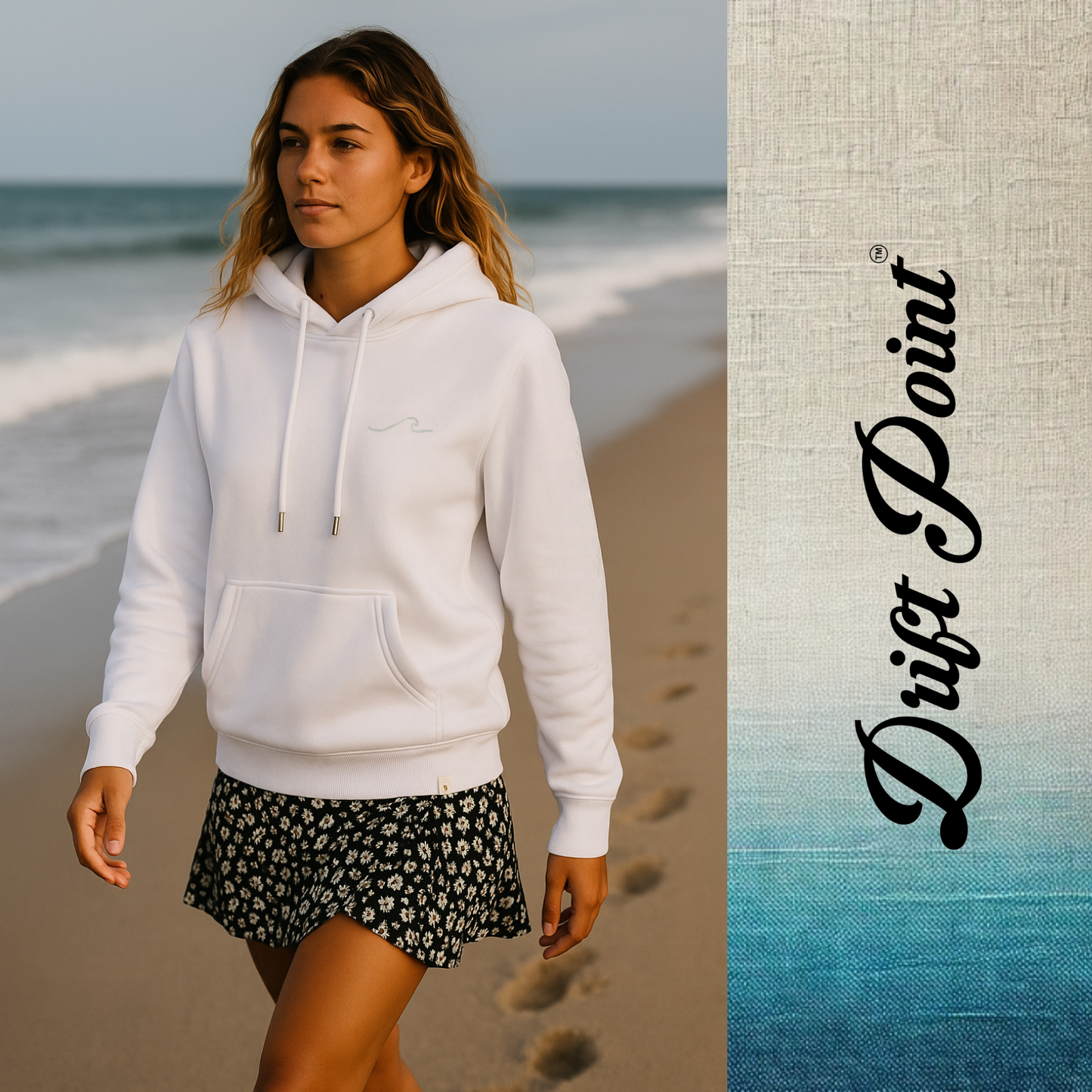 Drift Point Classic Wave Hoodie