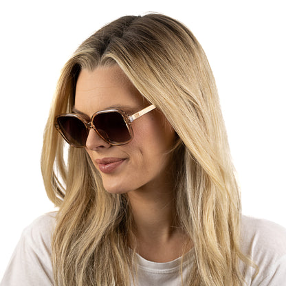 Soek Scarlett Champagne Brown Gradient Lens l Maple Arms