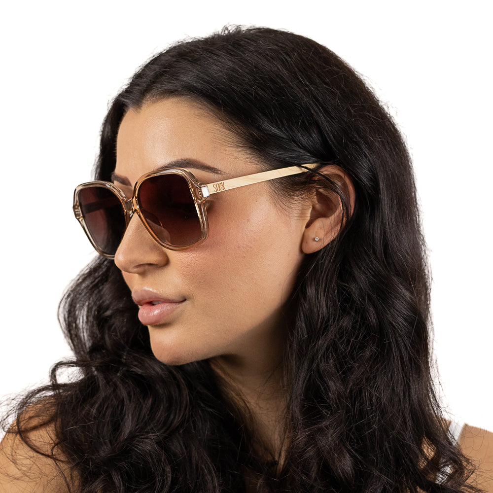 Soek Scarlett Champagne Brown Gradient Lens l Maple Arms