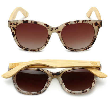 Soek Lila Grace Ivory Tortoise l Brown Lens l White Maple Arms